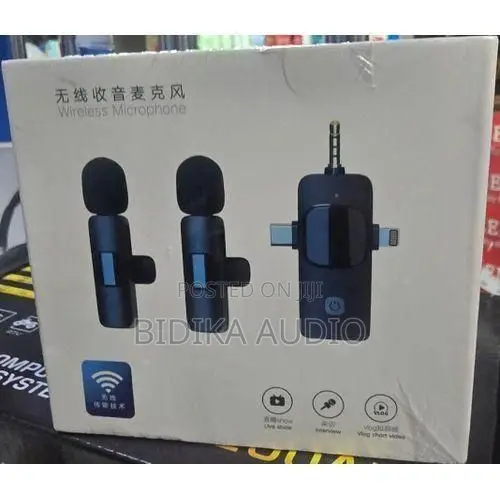 K15 3-in-1 Wireless Lavalier Microphone System