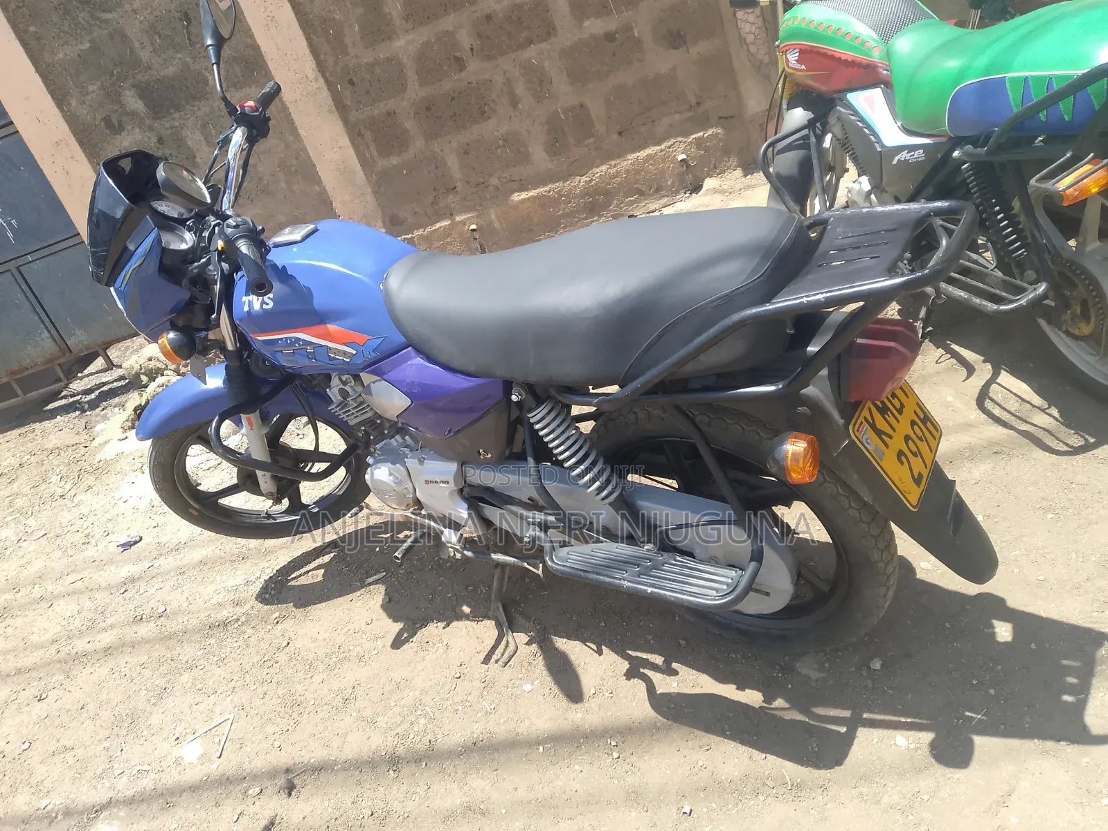 TVS HLX 125 2025 Blue
