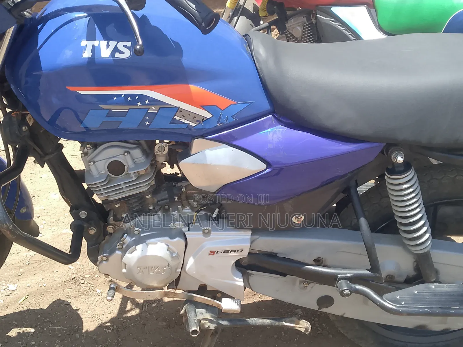 TVS HLX 125 2025 Blue