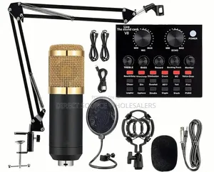 BM800 Professional Condenser Microphone – Clear Sound for Broadcasting