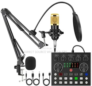 Professional BM800 Microphone With V8K Recording and Online Shows