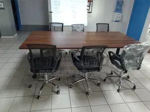 6 Seater Boardroom Table Set