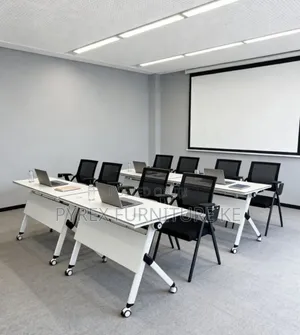 Foldable Training Room Tables With Chair