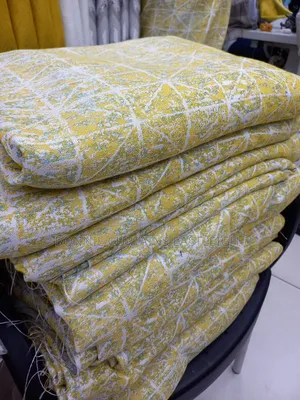 Yellow Curtains and Black White Sheers With Hooks
