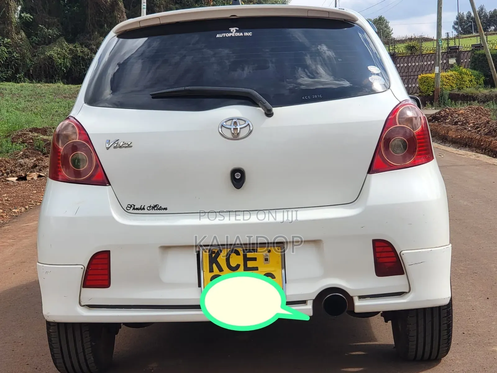 Toyota Vitz 2008 White