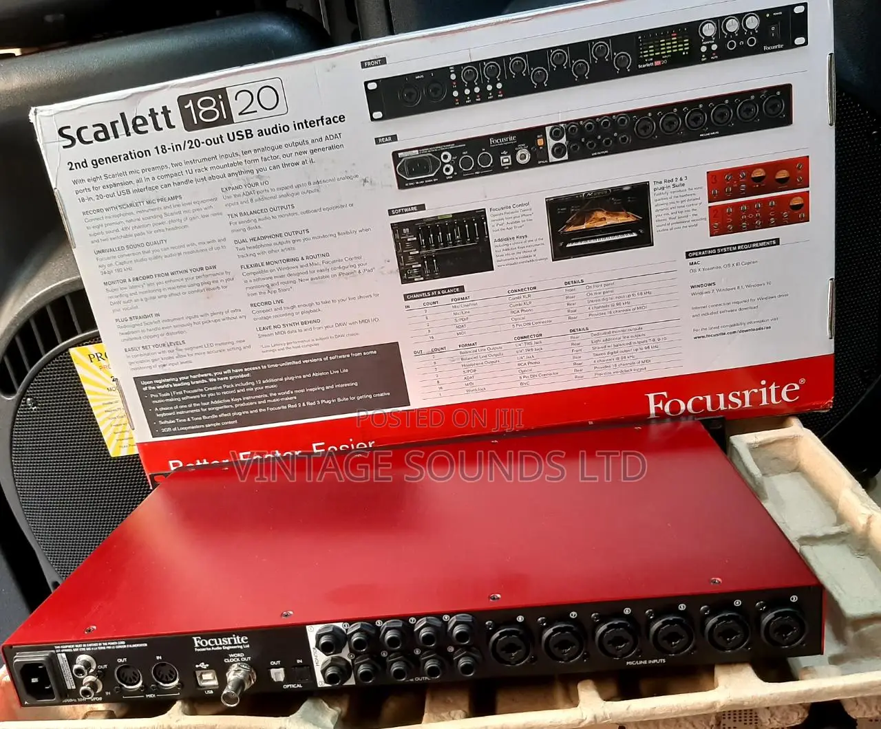 Focusrite18i20 Soundcard
