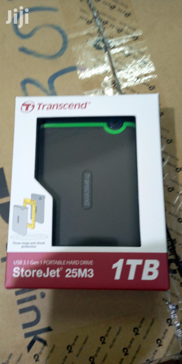 1 TB Transcend Hard Drive.