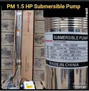 Premier Submersible Water Pump 1.5 HP