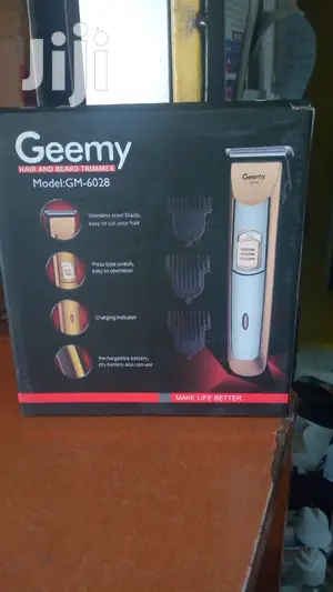 Geemy Beard Trimmer Shape Body Powerful Motor