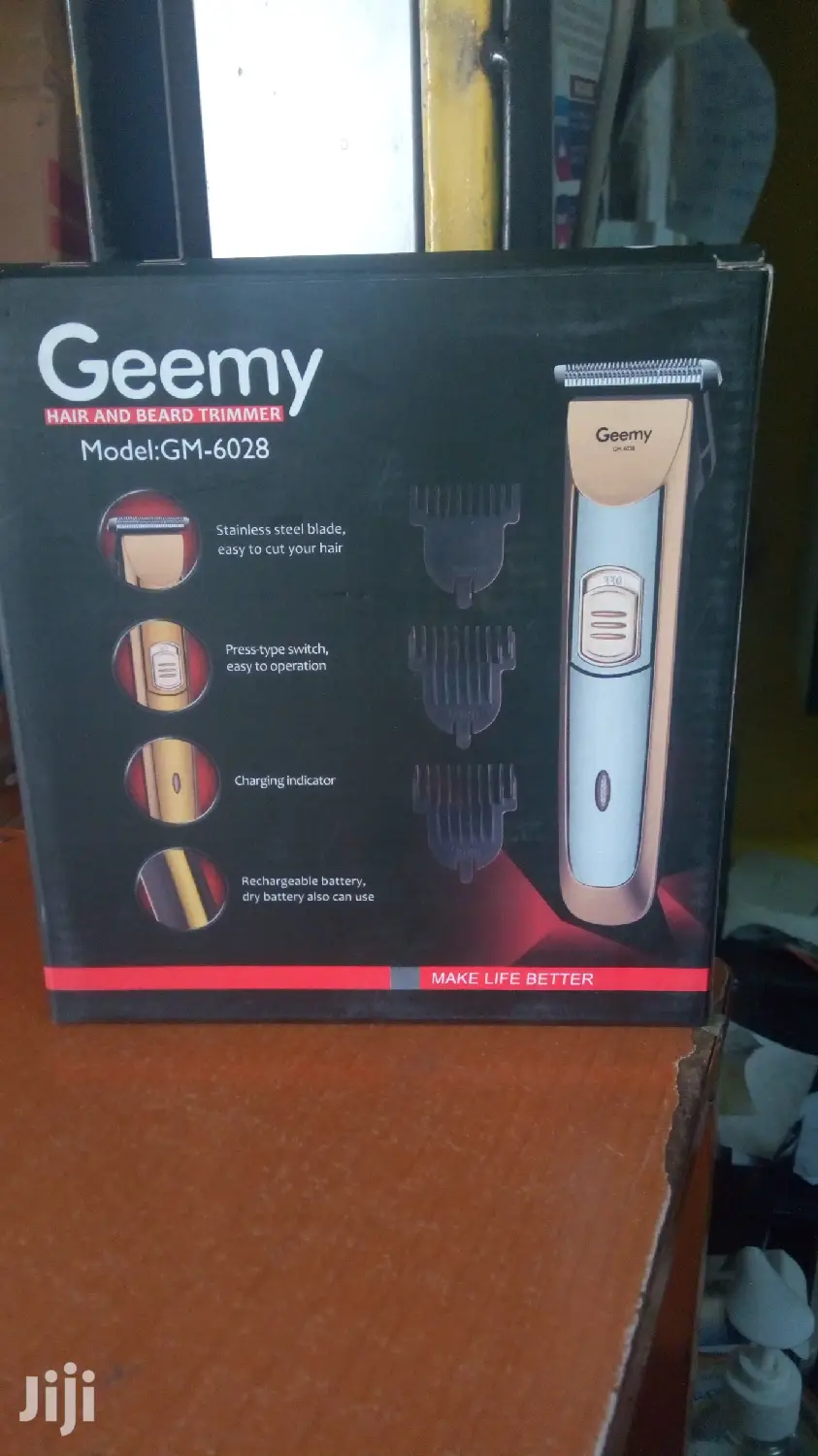Geemy Beard Trimmer Shape Body Powerful Motor