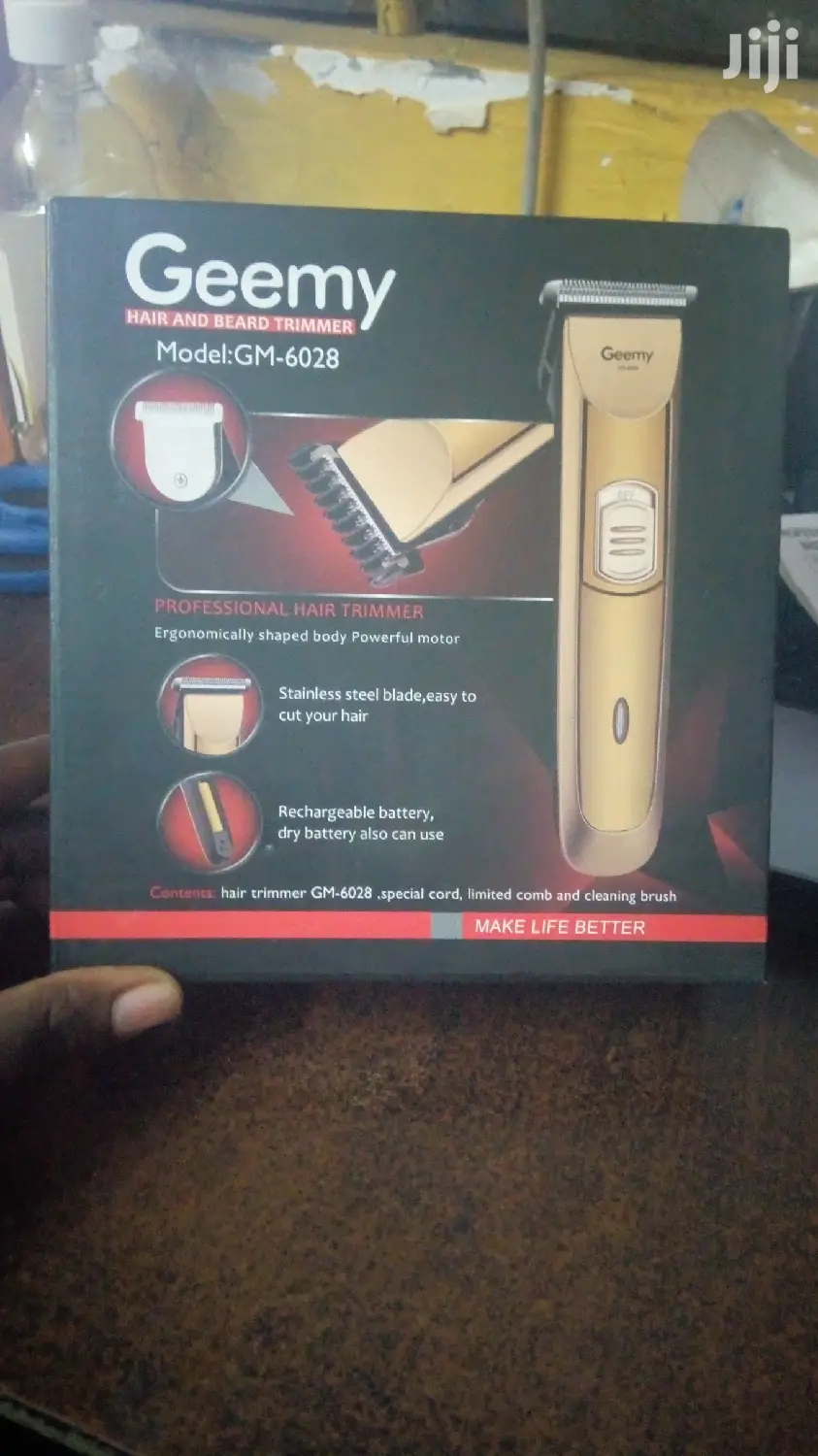 Geemy Beard Trimmer Shape Body Powerful Motor