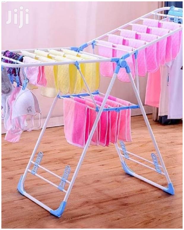 Assembled Foldable Portable Clothe Drying Rack - main view
