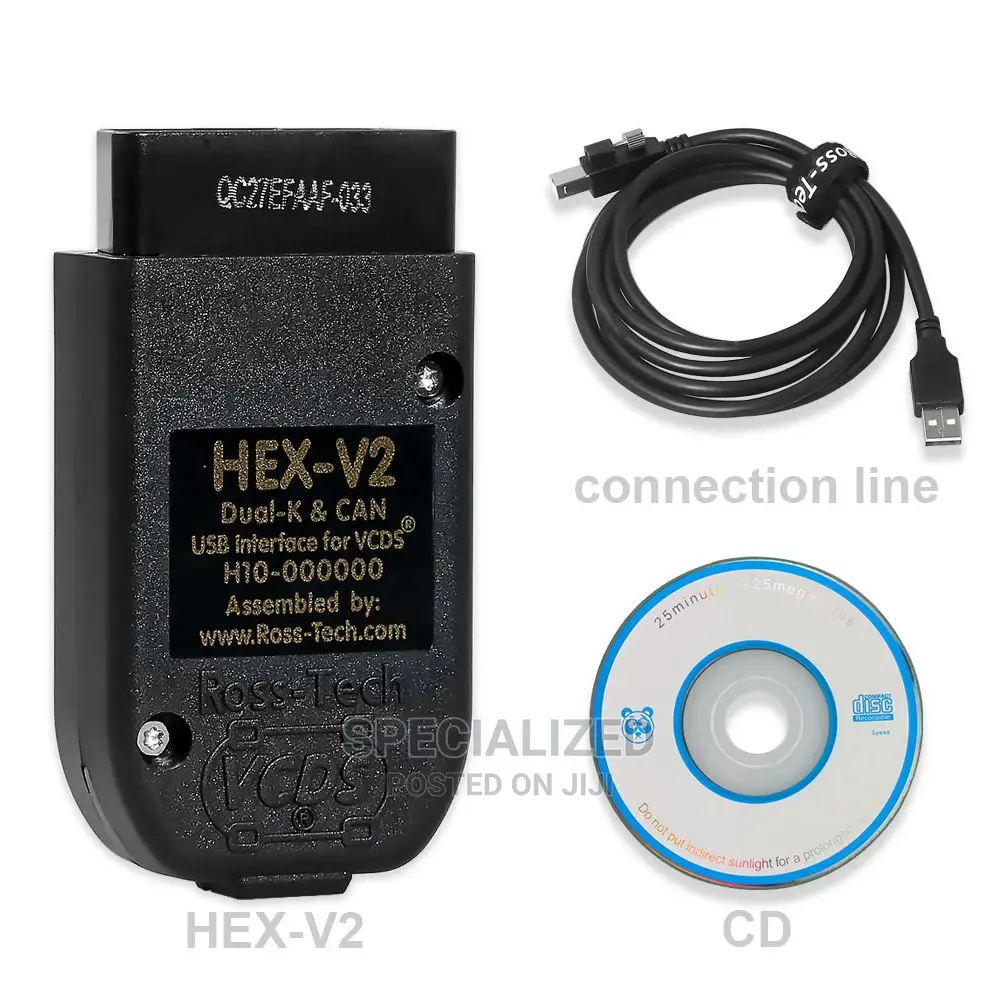 VW Vagcom VCDS Ross-Tech Diagnostics Cable and Software