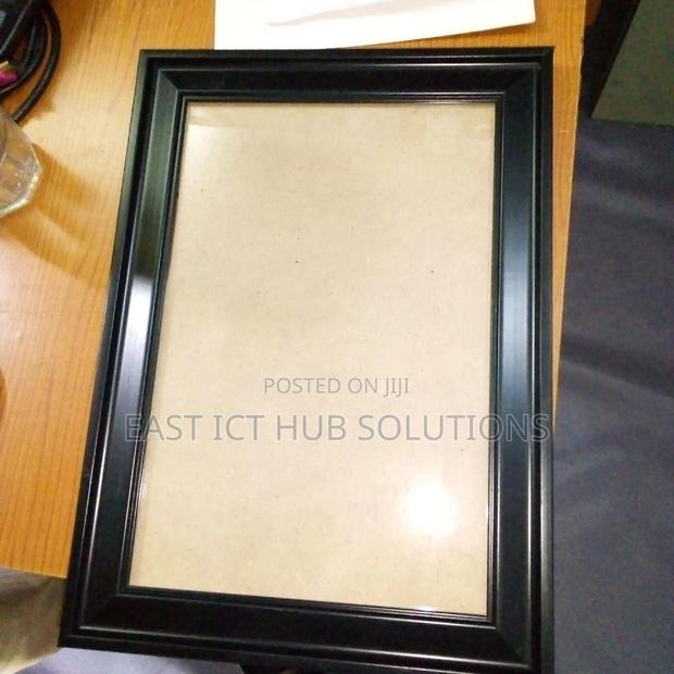 Black A4 Photo Frames , Pure Black - main view