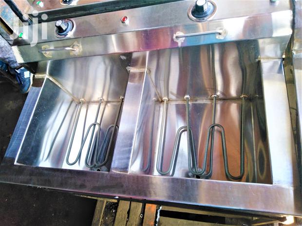 Chips Deep Fryer 17x2=34L Large Size With Double Elements - thumbnail 3