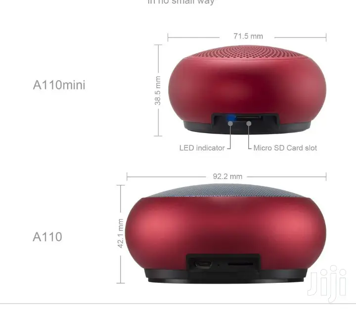EWA A 110 Mini Portable Bluetooth Speaker.