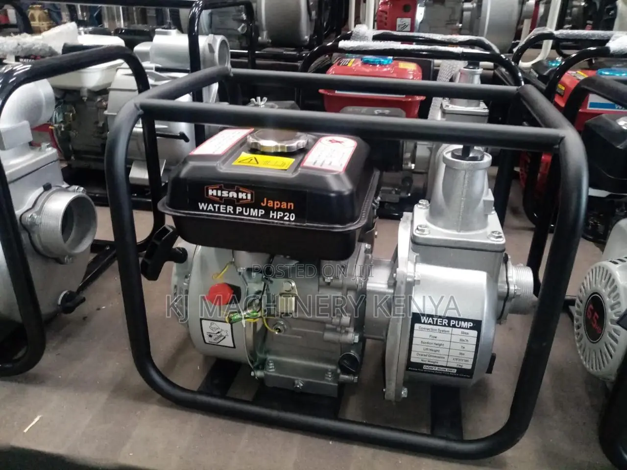 Hisaki Brand Petrol Engine Powered Water Pump Ideal For Irrigation