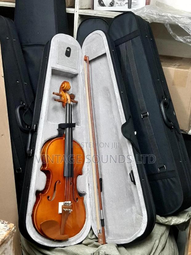 4/4 Full Wooden Maple Leaf Violin USA - main view