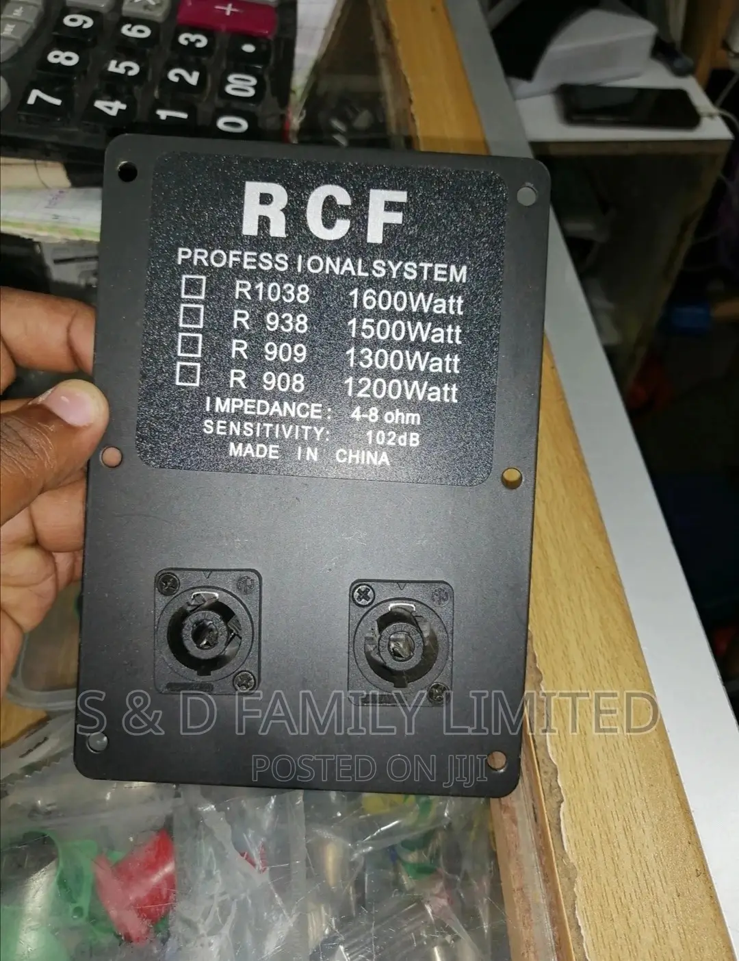 Speaker Connectors.