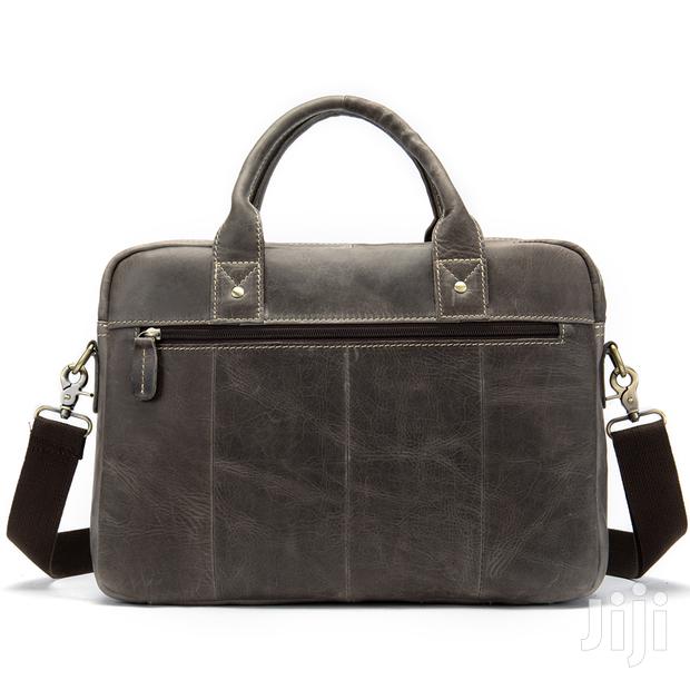 Genuine Leather Laptop Office Bag - thumbnail 2