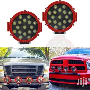 Spotlights Red Led Offroad 51 Watts