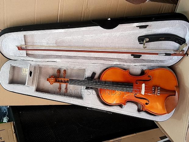 4/4 Solid Wooden Maple Leaf Violin - thumbnail 2