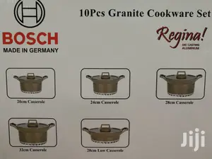 10pcs Bosch Granite Cookware Set