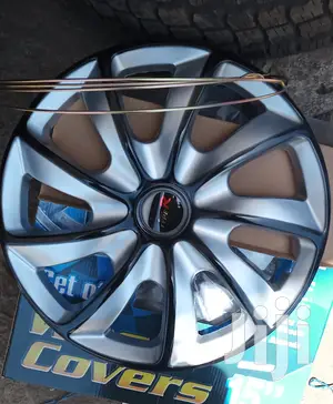 New Size 15" Silver/Black Wheel Covers.