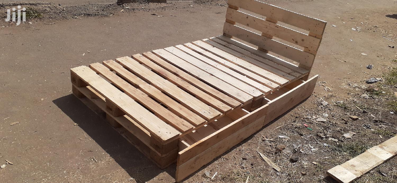 4by6 Pallet Bed With Storage/4by6 Beds/Pallet Beds in Makadara