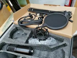 BM-800 Condenser Microphone ,Shock Mount,Mic Stand & Sponge
