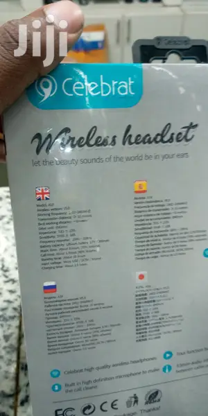Celebrat A18 Deep Bass Wireless Headset.