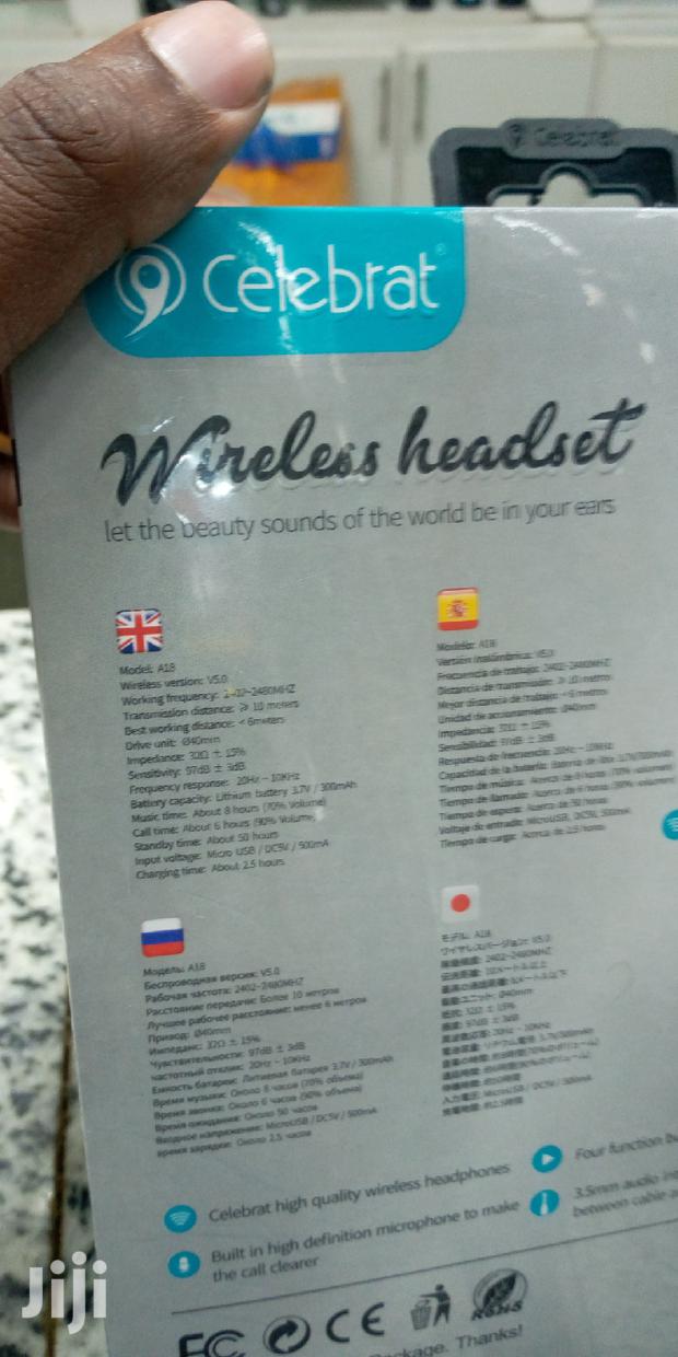 Celebrat A18 Deep Bass Wireless Headset. - thumbnail 3