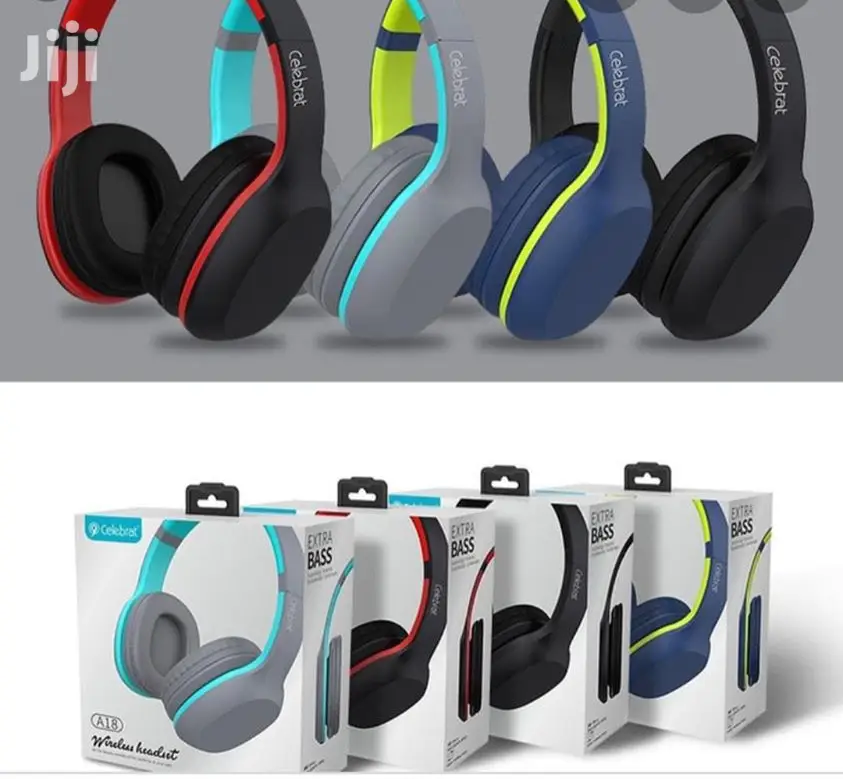 Celebrat A18 Deep Bass Wireless Headset.