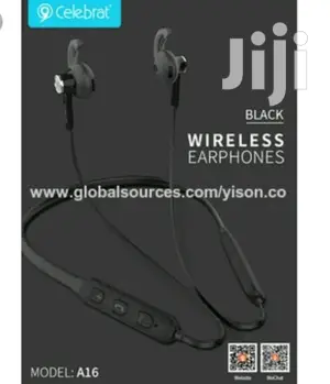 Celebrat A16 Stereo Wireless Neckhanging Earphones.