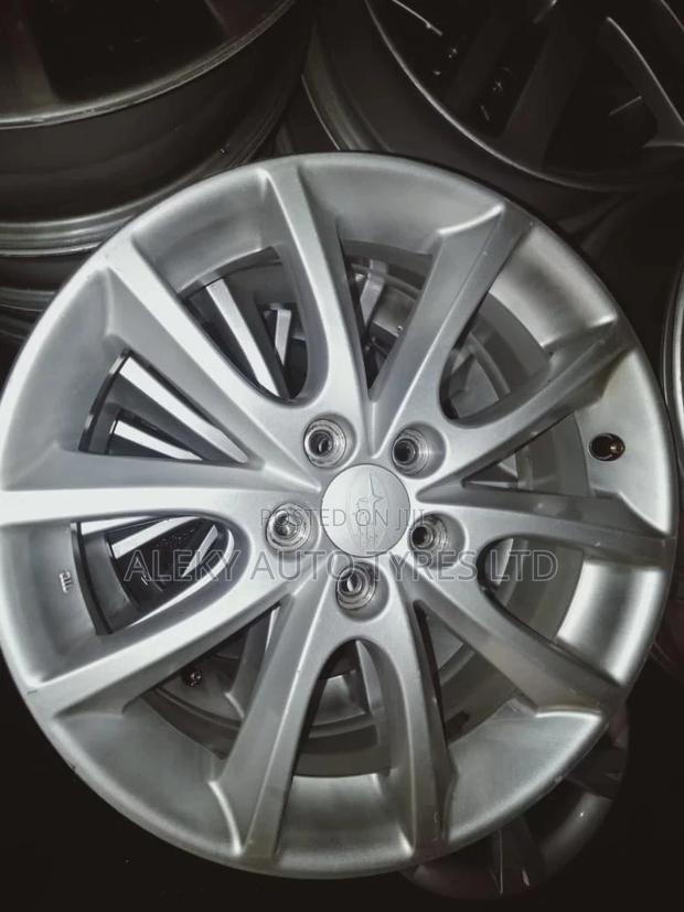 16 Inch Subaru Original Rims Set Silver - main view