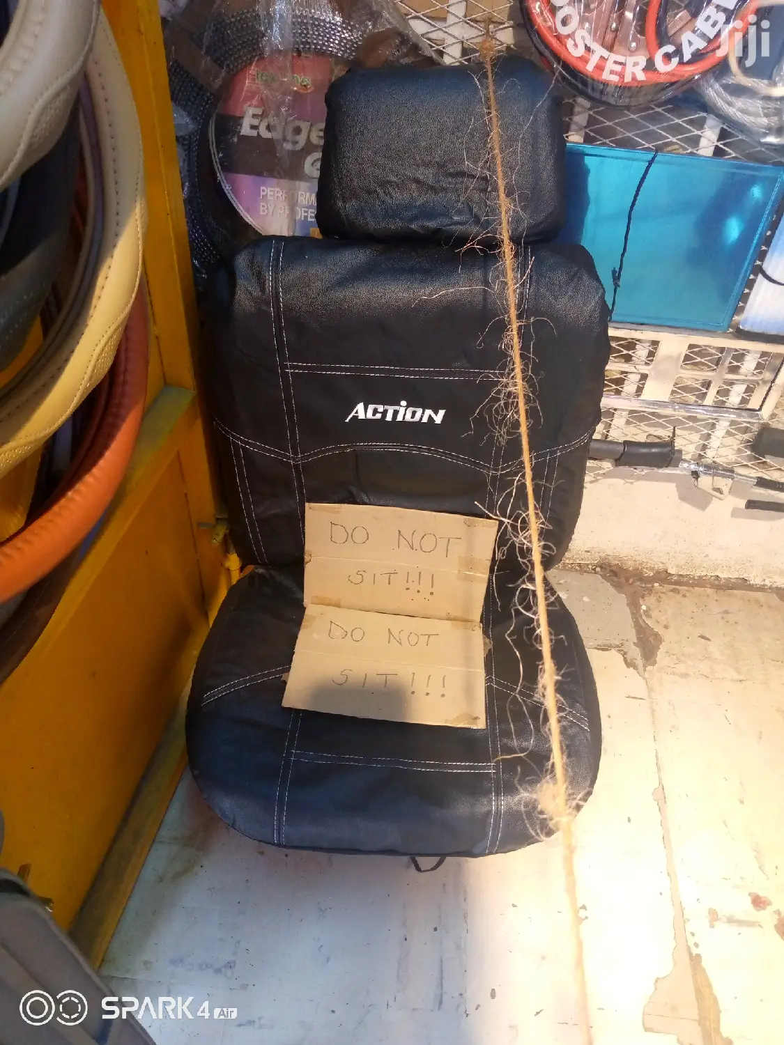 Black Plain Synthetic Seat Covers,Free Delivery CBD