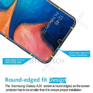 Protective Tempered Glass For Samsung Galaxy A20