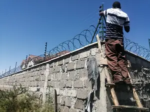 Double Galvanised Green Razor Wire