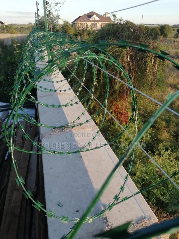 Double Galvanised Green Razor Wire - thumbnail 6