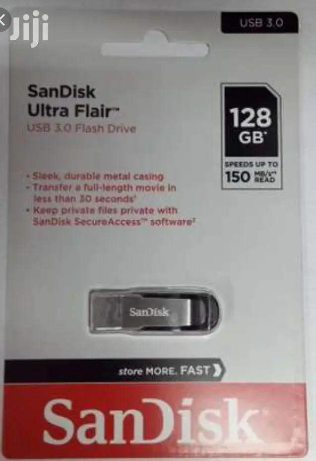 Original Sandisk 128gb Ultra Flair USB 3.0 Falsh Drive