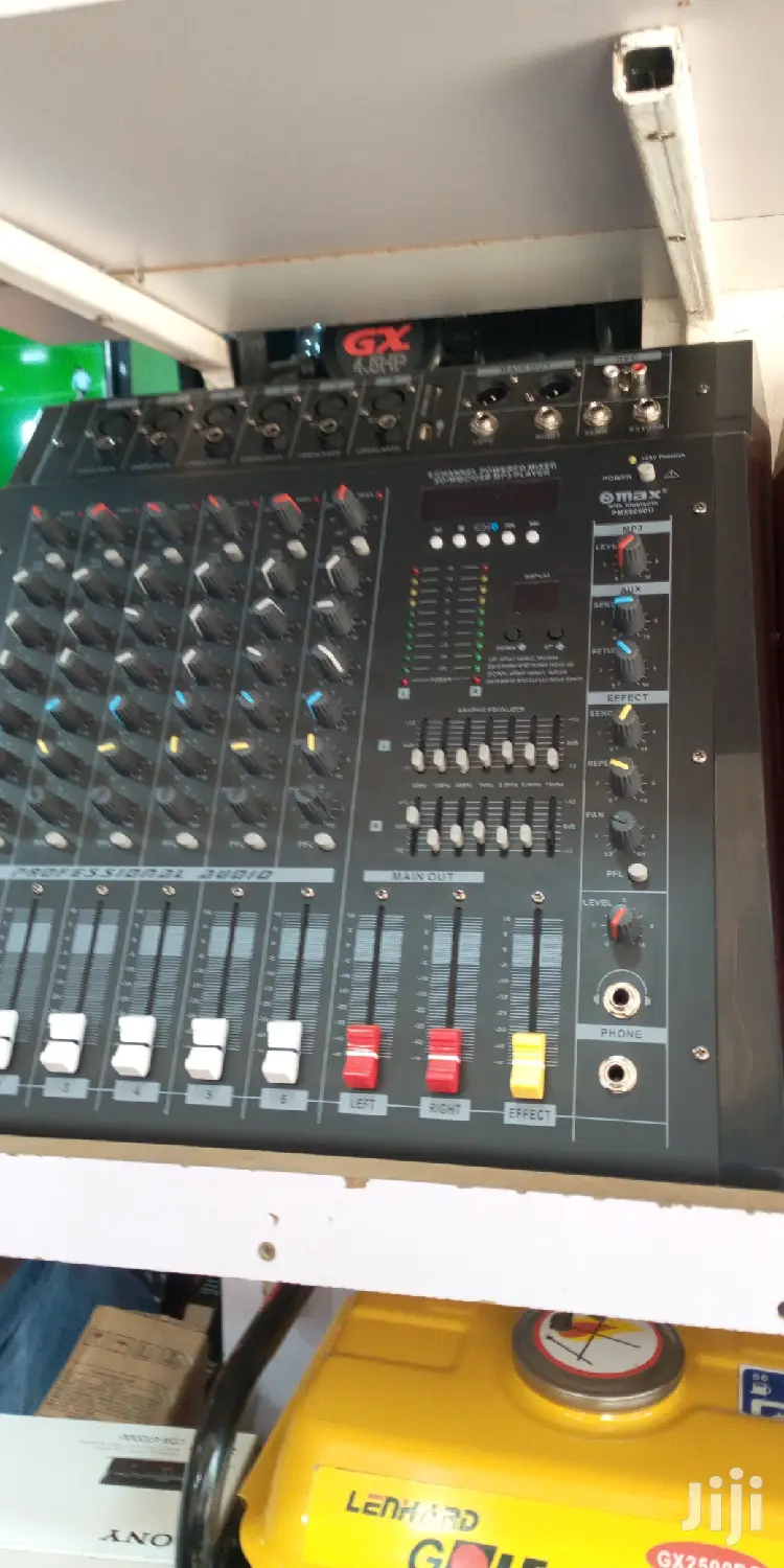 Max 6 Channel Mixer Black