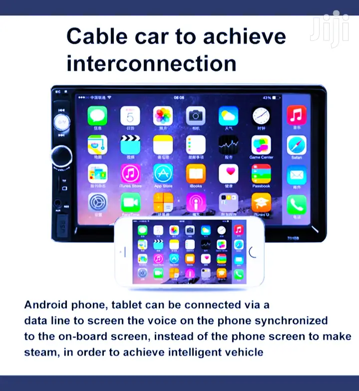 New Car Android Radio With Usb, Bluetooth, Fm Radio, Youtube...
