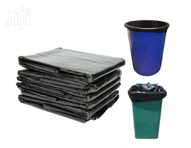 500pcs 30L Black Normal Home Use 24" X 36" Garbage Bags.