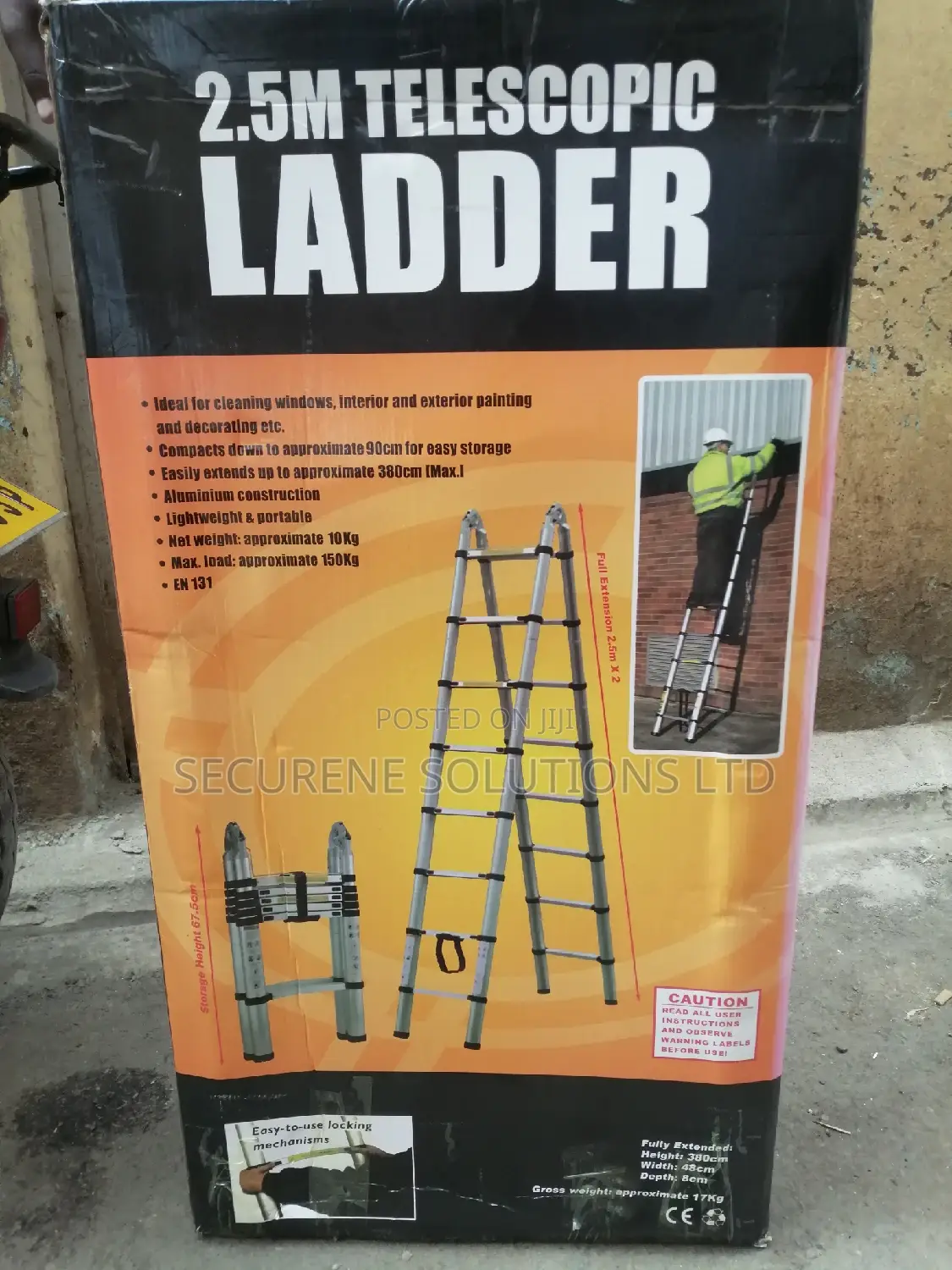 5meters Double Telescopic Ladder