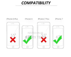Tempered Glass and Protective Clear Case for iPhone 8 / 7