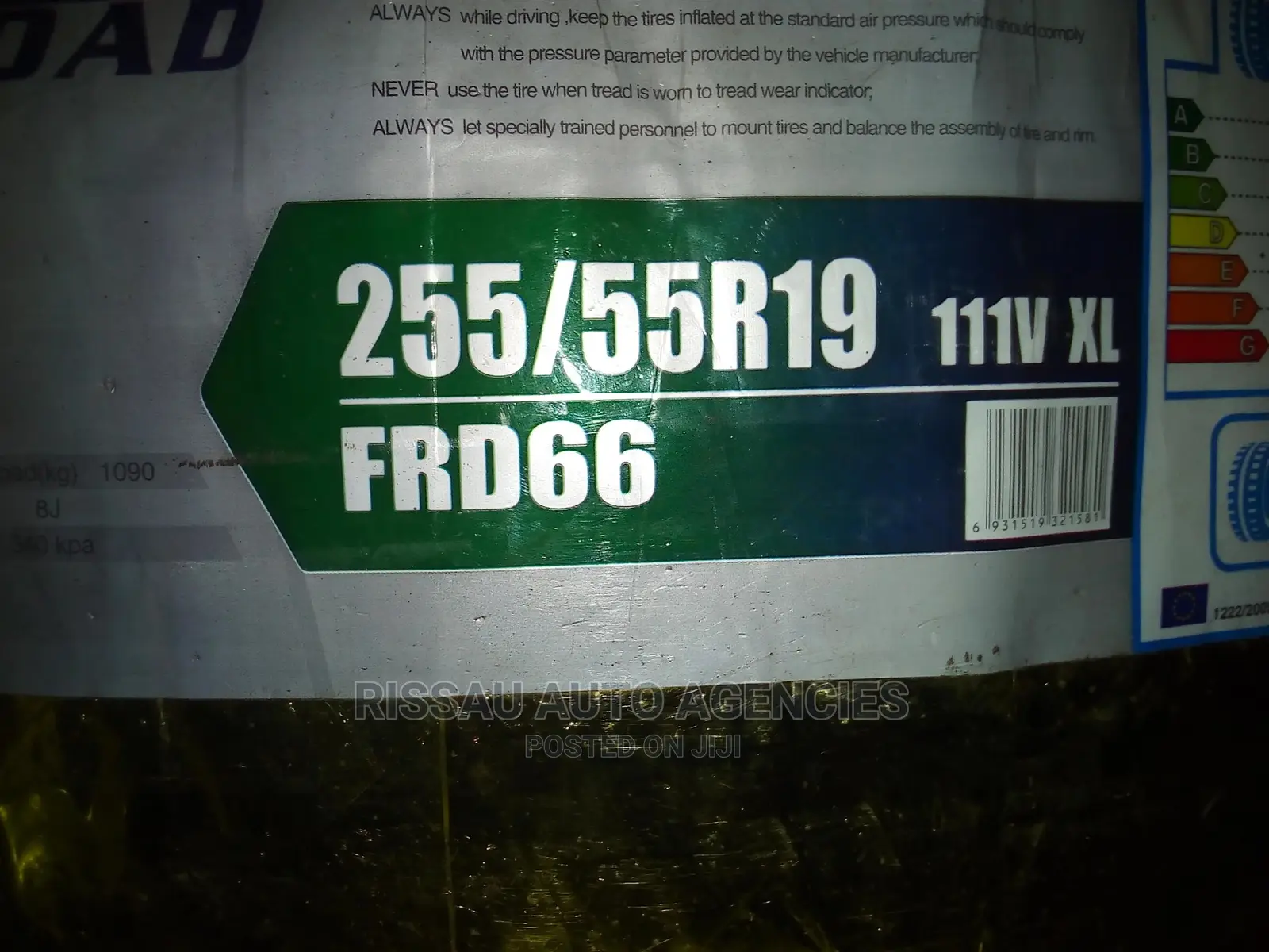 255/55 R 19 Far Road Tyres