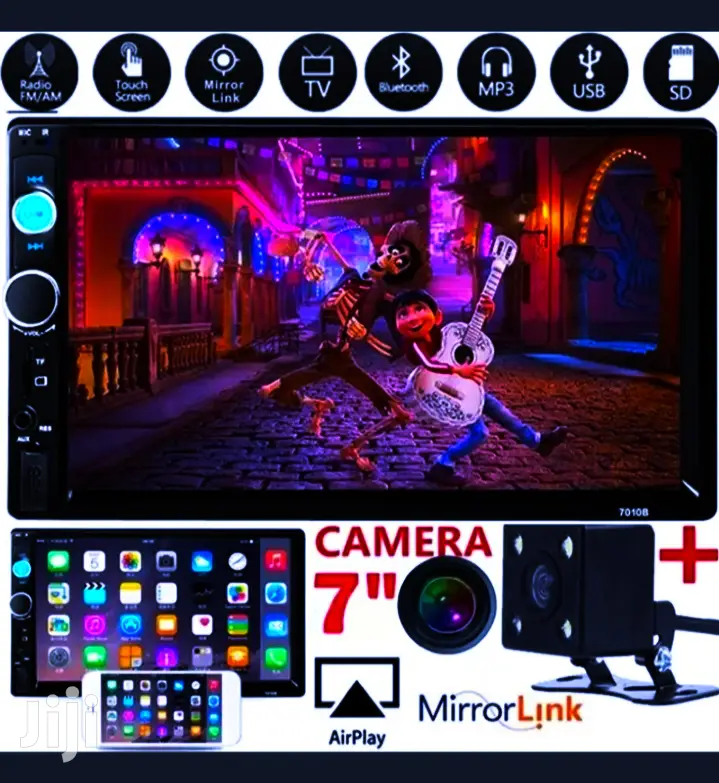 New Car Universal Radio With Bluetooth, Usb Port...