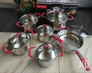 12pcs Heavy Duty Stainless Steel Cookware Sets