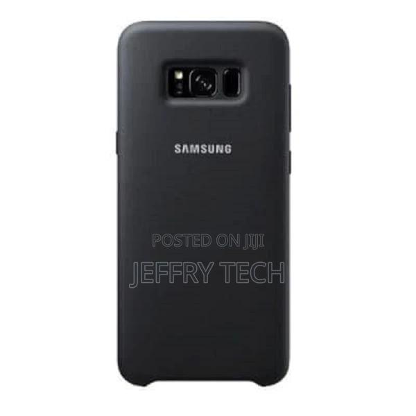Silicone Back Case for Samsung Galaxy A7 2017 - Black - main view
