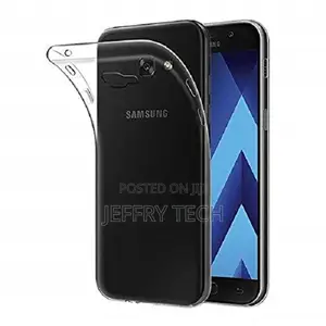 Silicone Back Case for Samsung Galaxy A7 2017 - Black